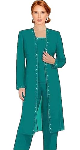 Elegant Burgundy Pantsuit for Grandmother of the Bride - Image 5