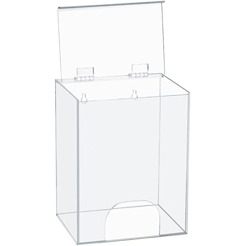 Inevibe Hairnet Dispenser and Glove Holder, Universal Acrylic Storage for Beard Covers, Safety Glasses, Face Masks, Shoe Covers, Earplugs - Wall Mount or Countertop In Medical, Restaurant, Home Cover