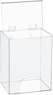 Hairnet Dispenser and Glove Holder, Universal Acrylic Storage for Beard Covers, Safety Glasses, Face Masks, Shoe Covers, Earplugs - Wall Mount or Countertop In Medical, Restaurant, Home