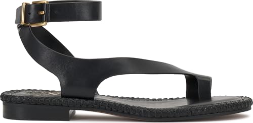 Image of Vince Camuto Libahs Ankle Strap Toe Loop Flat Sandals