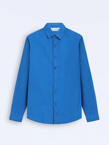 Image of StitchX Men's Full Sleeve Core Essentials Twill Over-Dyed Shirt XS-2XL