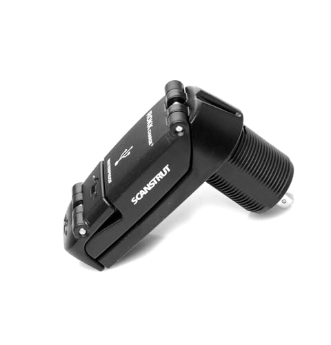 Scanstrut Rokk USB-stopcontact IPx6, zwart/grijs
