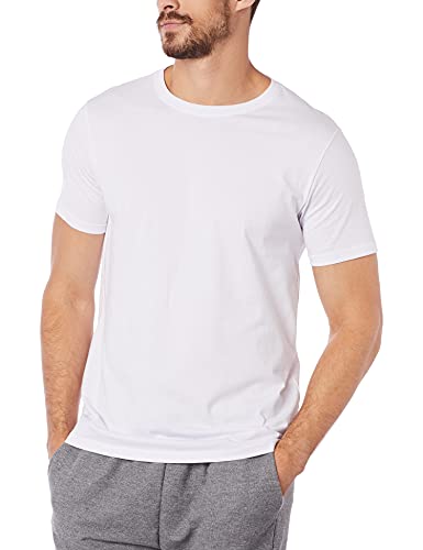 Kit 5 Camiseta Básica, basicamente. Masculino, Branco, XGG