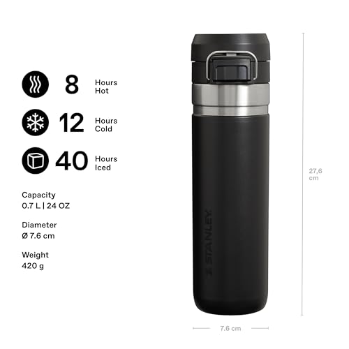 Stanley 1913 Quick Flip Trinkflasche 0.7L - Black 2.0 – Ansicht 2
