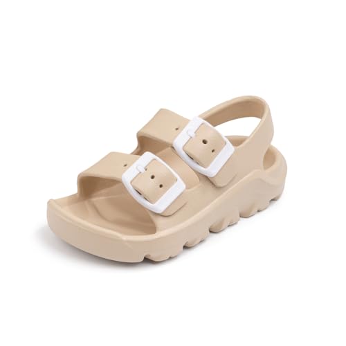 Casazoe Toddler Boys Girls EVA Comfort Lightweight Sandals Breathable Summer Beach Pool Casual Outdoor Shoes Adjustable Strap Open Toe Anti-Slip Quick Dry Shoe(Toddler/Little kids)