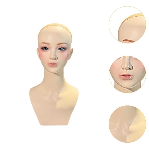 Soporte resistente para pelucas con base estable de maniquí para peluquerías 4