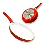 Frigideira Grande Antiaderente Cerâmica 28cm (Bronze)