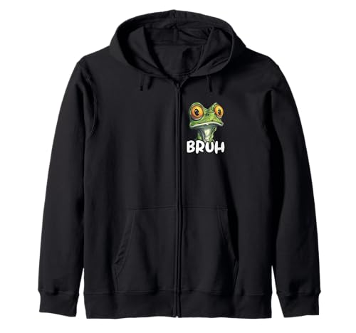 Frog Lover Bruh Rana divertida Sudadera con Capucha