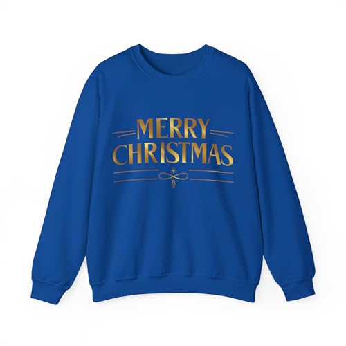 Pull de Noël doré 007 en maille premium pour des célébrations élégantes