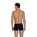 Speedo Men's Endurance+ Polyester Solid Square Leg Swimsuit for Men (Black/Lava Red, 40) by Yogi Sports