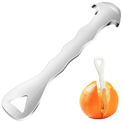Zghhc Pelador De Naranjas, Pelador De Naranjas De Acero Inoxidable, Herramienta De Apertura De Cítricos, Herramienta Peladora para Naranja, Limón Y Pomelo