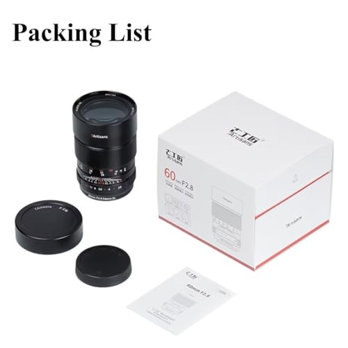 7artisans 60mm F2.8 Macro 2X Lens for Nikon Z Mount,2:1 Full Frame Prime Manual Focus Large Aperture Lens for Mirrorless Cameras for Z9,Z8,Z7,Z72,Z6,Z62,Z63,Zf,Z5,Zfc,Z50,Z30