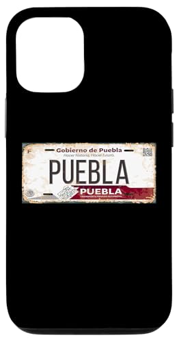 Puebla Mexico License Plate Mexican Travel Vacation Beach �X�}�z�P�[�X iPhone 12/12 Pro �p