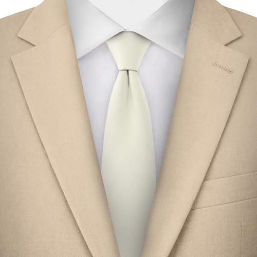 Image of Jacob Alexander Men's Slim Width 2.75 inch Solid Color Tie