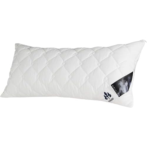 Badenia Bettcomfort Kissen, Irisette Noblesse 40 x 80 cm, Öko Tex zertifiziert, weiß, Deutsches Markenprodukt 3 Badenia Bettcomfort 03840320108 Kissen Irisette Edition 40 x 80 cm weiß