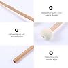 GLSTOY 2pcs Professional Timpani Mallets with Soft Felt Head and Wooden Handle, Gentle Percussion Instrument Accessories for Musicians and Students, for Orchestra and Band Use #2