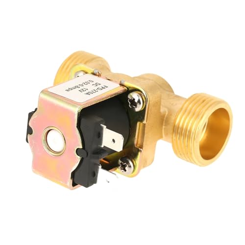 Válvula solenoide normalmente cerrada DC12V de agua con rosca G3/4 6