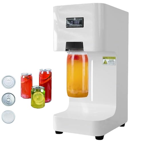 Automatische Dosenversiegelungsmaschine – kommerzielle elektrische Versiegelung für Aluminium- und Kunststoffdosen, LED-Display, ideal für Saft, Tee, Getränkeproduktion