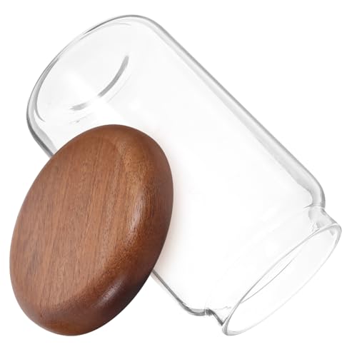 GRADENEVE Frasco De Vidrio, Recipiente Hermético, Recipiente Para Almacenar Alimentos, Lata Sellada De Vidrio, Recipientes Para Alimentos, Recipiente Para Café, Recipiente Para Almacenar