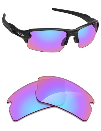 Image of Alphax Polarized Replacement Lenses for Oakley Flak 2.0 OO9295 59mm Sunglasses | Glare Reduction | Precision Cutting