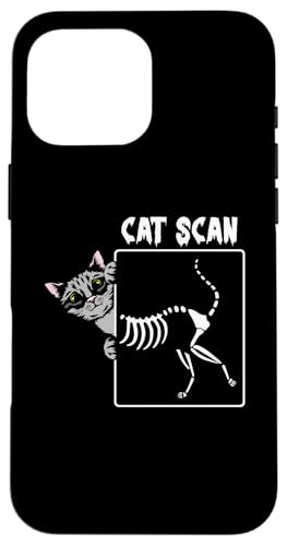 Cat Scan CT Funny Cat X Ray Pun Meme Rad Tech �L�D�� �X�}�z�P�[�X iPhone 16 Pro Max �p