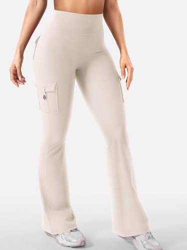Image of YEOREO CoreFlex Women Workout Flare Leggings