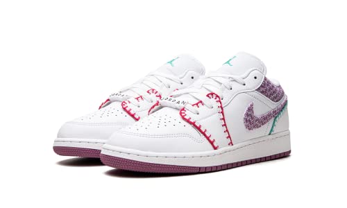 Jordan Youth Jordan 1 Low DM9037 100 White Light Bordeuax - Size 3.5Y