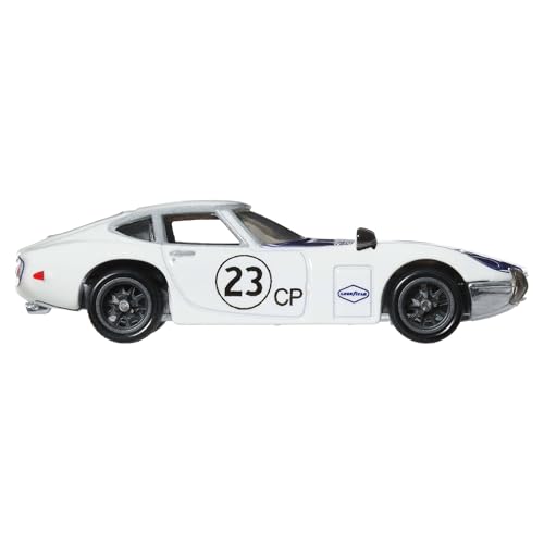 Hot Wheels Coffret Car Culture Premium 2 véhicules, assortiments Uniques à l’échelle 1/64, pneus Real Riders, châssis métal/métal, Jouet pour collectionneurs, JBL03