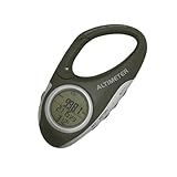 LAPYAPPE Portable Carabiner Barometer Altimeter Thermometer for Mountain Climbing and Outdoor Activities Lightweight Handheld Weather Instrument for Accurate Altitude and Temperature