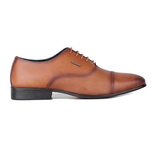 Image of Red Chief Formal Oxford Low Ankle Shoes for Men RC3955 Black