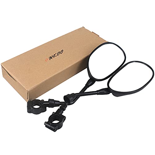 Atv Rear View Mirror, Hkoo 360 Degrees Ball-Type Side Rearview Mirror With 7/8" Handlebar Mount Compatible With Motocycle Scooter Moped Polaris Sportsman Honda Atv Dirt Bike Cruiser Chopper #TOP4