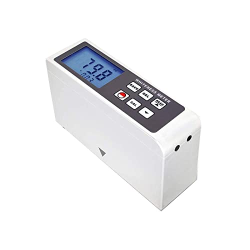 YFYIQI Digital Whiteness Meter Material Surface Whiteness Measurement Equipment Leucometer with Measuring Range 0 to 120 Resolution 0.1 Data Memory Function for White Cement Ceramics Flour Salt,Etc