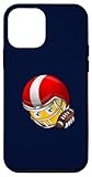 Carcasa para iPhone 12 mini Emoticono de fútbol cara de dibujos animados divertidos jugadores y entrenador disfraz