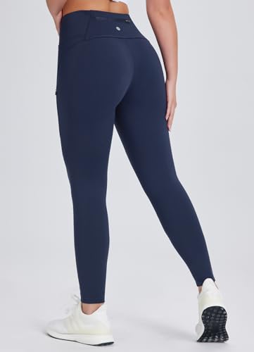 Women's 27" High Waisted Hiking Leggings with Zipper Pockets Tummy Control Workout Running Yoga Cargo Pants2