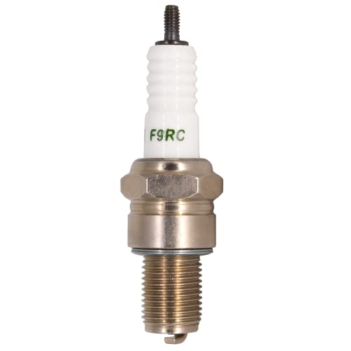 Torch Spark Plug Replacement for BR9ES 5722/3194, 4062, N2C/805 RN2C/818, W27ESR W27ESR-U, OEM - 14mm x 1.25mm, 19mm, 20.8mm, 9 Heat Range - Alumina Ceramic, Alloy Steel Core, Pack of 1