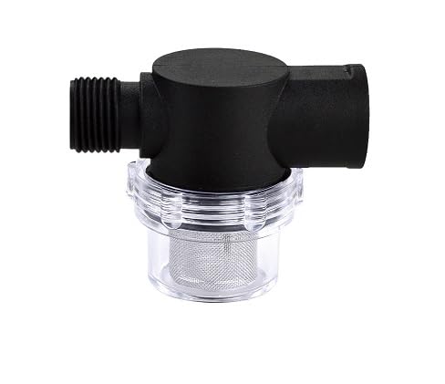 Image of 2PCS Water Pump Screen, RV Replacement 1 /2 Twist 50 Mesh Tubular Screen Compatible with WFCO or Shurflo Water Pumps (with Waterproof Tape)., Stainless Steel;transparent
