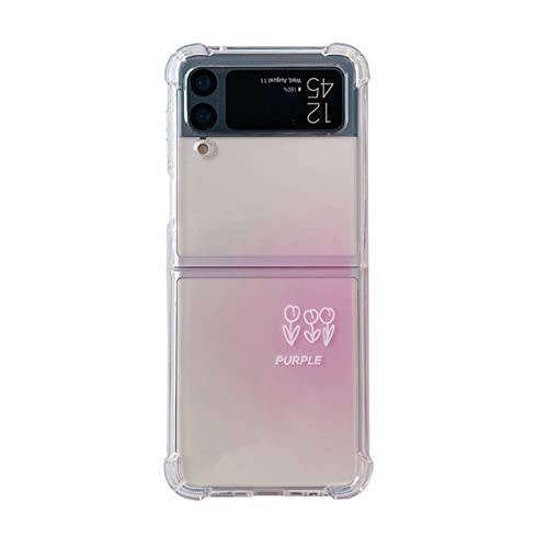 Coque antichoc Galaxy Z Flip 4 dégradé rose élégante pour sublimer votre style au quotidien