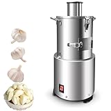 ByBoDi 200 W industrielle Knoblauchschälmaschine, kommerzielle Knoblauchschälmaschine, elektrisch, Edelstahl, maximale Ausbeute an geschältem Knoblauch 35 kg/h, für Restaurants, Grillläden, Kantinen