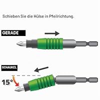 ENGINEER DR-25 Kreuzgelenk-Schraubendreher-Bithalter 100 mm. Ideal zur Verwendung in Kombination mit dem ENGINEER Schraubenausdreher für Innensechskantschrauben – Ansicht 3