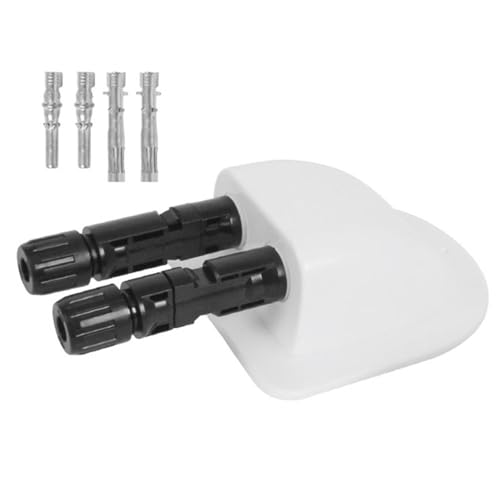 BELOWSYALER Waterproof Campers Solar Panel Connector Cover Solar Junction Box Cable Entry Glands for Secure Roof Installation