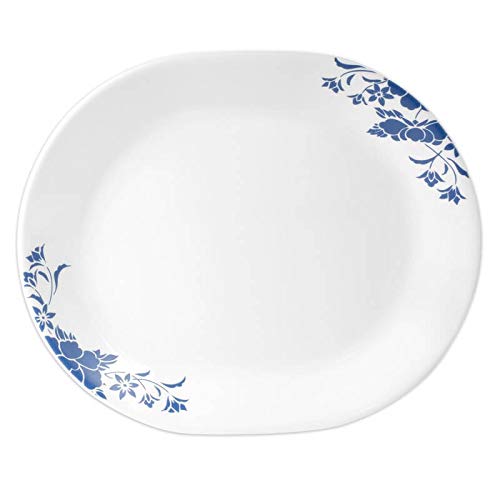 Buy Corelle Royal Glass Oval Serving Platter Pack of 2, 31CM