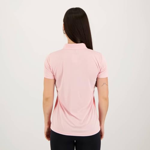 Polo Corinthians Majestic Feminina Rosa