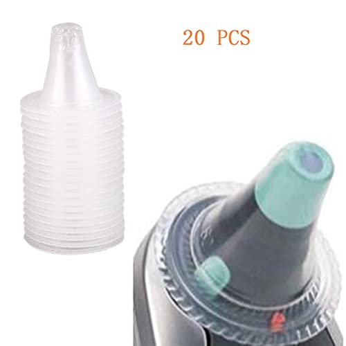 20 Counts Ear Thermometer Probe Covers Refill Lens Filters for All Braun Thermometer Thermometers Disposable Covers for Ear Thermometers - Thumbnail 4