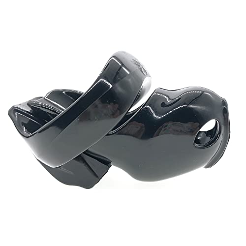 Image of HT-V4 Chastity Cage for Men | 5 Adjustable Wide Rings & 6 Colors | Beginner-Friendly | Adult Toy with Sizing Guide (Black, Nano)