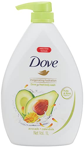 Dove Go Fresh Avocado and Calendula Paraben-Free Body Wash 1L