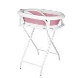 CONFORT ERGONOMIQUE POUR LE DOS: avec cette baignoire pour bébé avec support 90 cm, vous pouvez vous lever la baignoire, vous n'avez pas besoin de vous pencher lorsque vous aidez votre enfant à prendre un bain