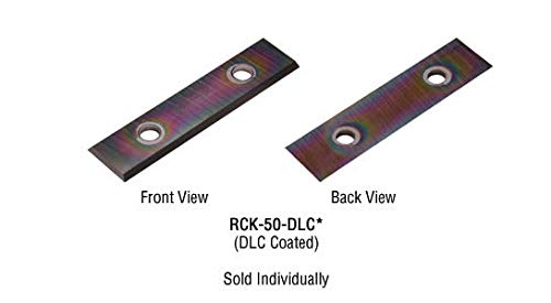 Amana Tool - HRK-50 Solid Carbide 4 Cutting Edges Insert Knife MDF, Chipboard, Solid Surfa