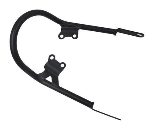 Poignée maintien à main passager et porte-bagages arrière noir pour moto Bonneville T100