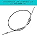 10L0L Golf Cart Forward & Reverse Transmission Shift Cable for Club Car DS 1984-1997 Gas Models, OEM# 1012326, 1013085, 101851002, 63