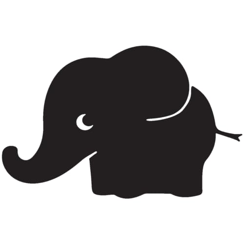 Tableau noir ardoise éléphant effaçable pour éviter les dessins sur le mur